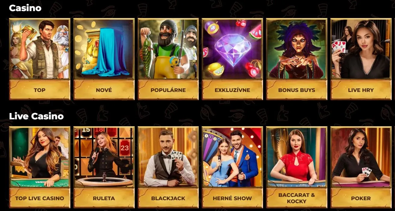AmunRa Casino Slovakia herná kolekcia